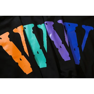 Свитшот Vlone With A Large Logo "Black/Violet" фото № 5
