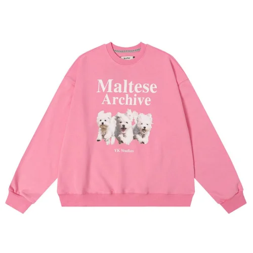 Свитшот Wai Kei Maltese Archive "Pink"