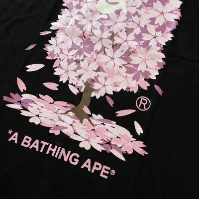 Футболка A Bathing Ape Tree Monkey "Black" фото № 2