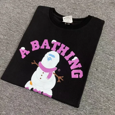 Футболка A Bathing Ape Snowman "Black" фото № 5 Футболка A Bathing Ape Snowman "Black" фото № 5