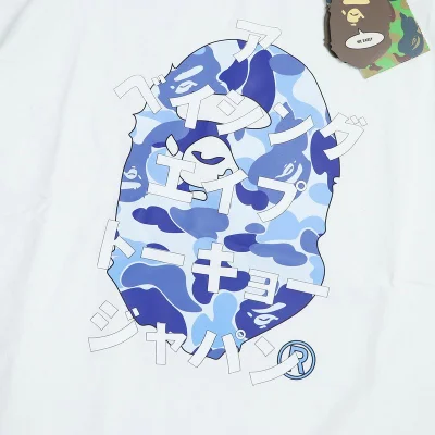 Футболка BAPE ABC Camo Big Ape Head Tee "White" фото № 4 Футболка BAPE ABC Camo Big Ape Head Tee "White" фото № 4