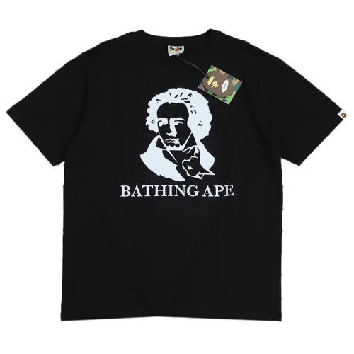 Футболка A Bathing Ape Human Bust Print "Black"
