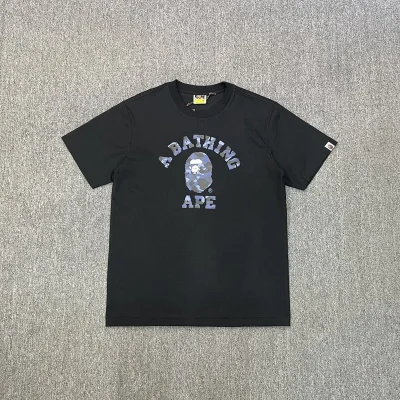 Футболка A Bathing Ape With Graphic Print "Black/Blue" фото № 6