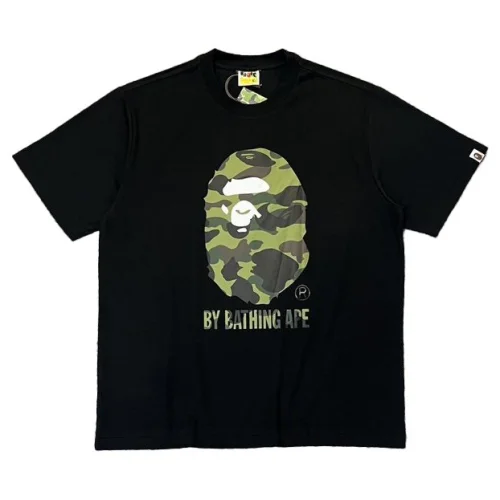 Футболка A Bathing Ape Monkey Camouflage "Black"