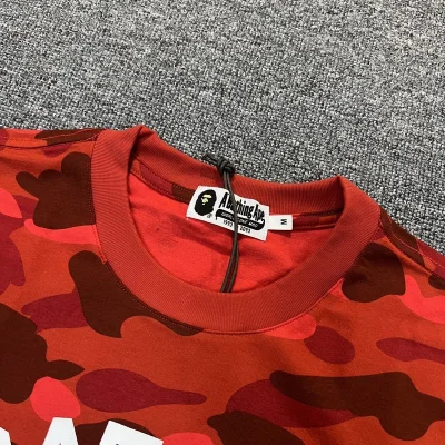 Футболка A Bathing Ape Speckle "Red" фото № 4