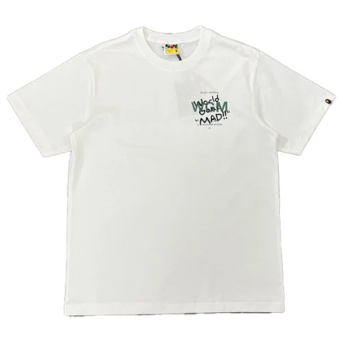 Футболка A Bathing Ape World Gone Mad "White"