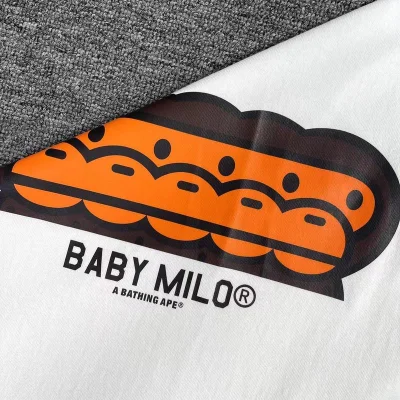 Футболка A Bathing Ape Merging Monkeys "White" фото № 3