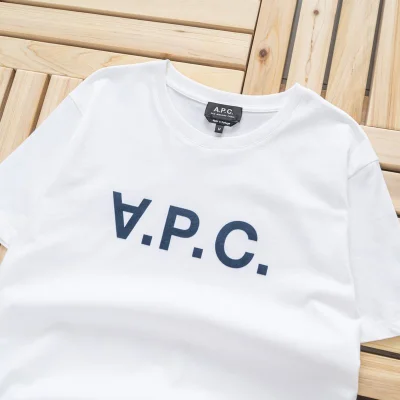 Футболка A.P.C Inverted Letter "White" фото № 2