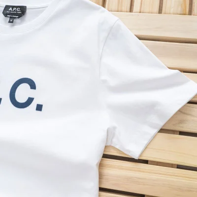 Футболка A.P.C Inverted Letter "White" фото № 5