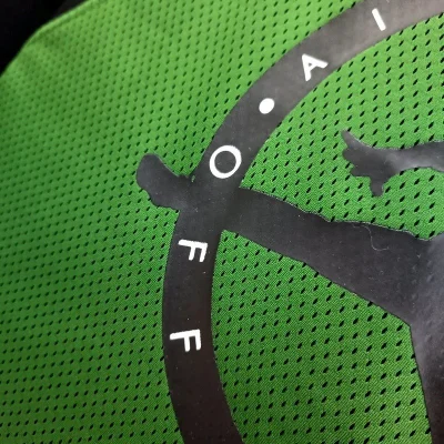 Футболка Air Jordan X Off White With Logo "Green/Black" фото № 4 Футболка Air Jordan X Off White With Logo "Green/Black" фото № 4