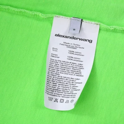 Футболка Alexander Wang Logo Brand New York Text "Green" фото № 2 Футболка Alexander Wang Logo Brand New York Text "Green" фото № 2