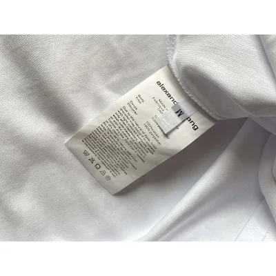 Футболка Alexander Wang Logo In Splashes Of Paint "White" фото № 7