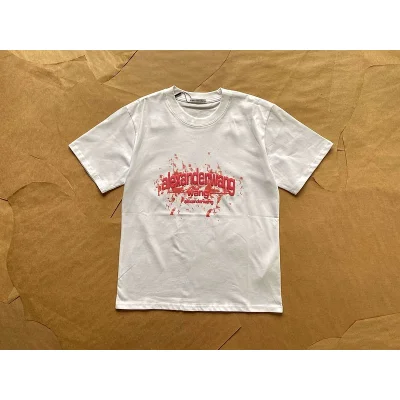 Футболка Alexander Wang Logo In Splashes Of Paint "White" фото № 8