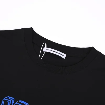 Футболка Alexander Wang With Brand Logo "Black" фото № 6