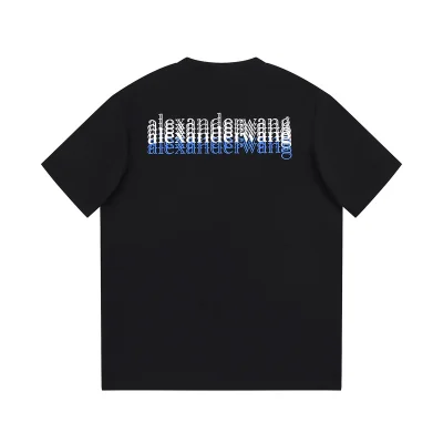 Футболка Alexander Wang With Brand Logo "Black" фото № 2