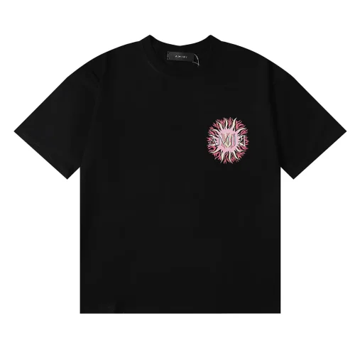Футболка Amiri Frontside Small Print Sun "Black"