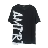 Футболка Amiri Large Brand Inscription On The Side "Black"