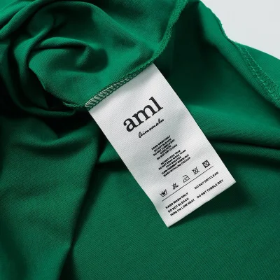 Футболка Amiri Small Red Heart "Green" фото № 3