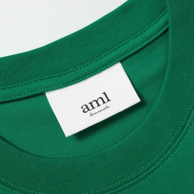 Футболка Amiri Small Red Heart "Green" фото № 5