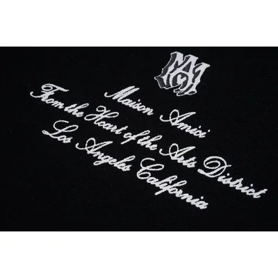 Футболка Amiri With Beautifully Written Text "Black" фото № 6