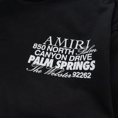 Футболка Amiri 850 North Canyon Drive "Black" фото № 4