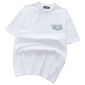 Футболка Amiri Logo With White Flowers "White"