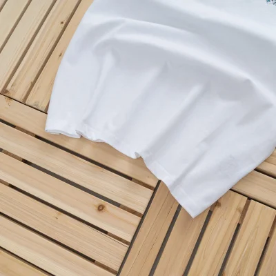 Футболка Amiri Logo With White Flowers "White" фото № 6