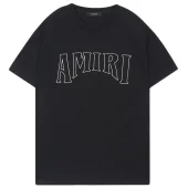 Футболка Amiri Sun With Face Big Back Print "Black"