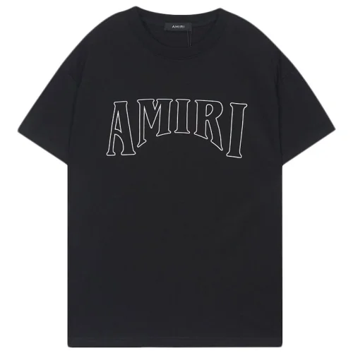 Футболка Amiri Sun With Face Big Back Print "Black"