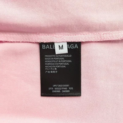 Футболка Balenciaga With Pink Text Logo "Pink" фото № 2