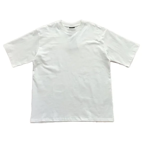 Футболка Balenciaga Rhinestone Letter Logo "White"