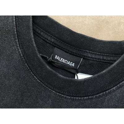 Футболка Balenciaga Inverted Letters "Black" фото № 4