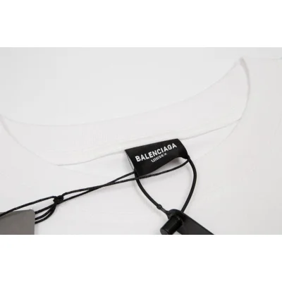 Футболка Balenciaga Smoke "White" фото № 3