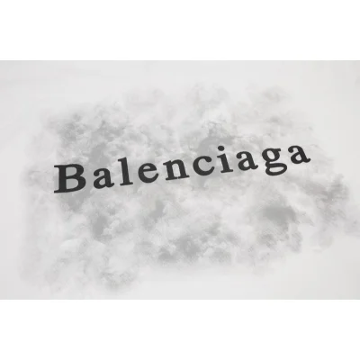Футболка Balenciaga Smoke "White" фото № 6