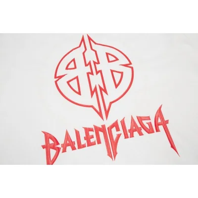 Футболка Balenciaga Gothic Style "White" фото № 6 Футболка Balenciaga Gothic Style "White" фото № 6