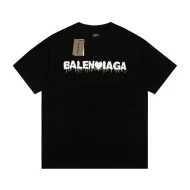 Футболка Balenciaga Logo With Heart "Black"