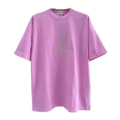 Футболка Balenciaga Signature And Brand Logo "Pink"