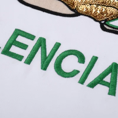 Футболка Balenciaga Sneakers in the Logo "White" фото № 3