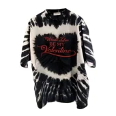 Футболка Balenciaga Be My Valentine "Black/White"