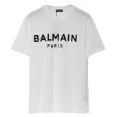 Футболка Balmain Text Logo "White"