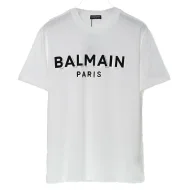 Футболка Balmain Text Logo "White"