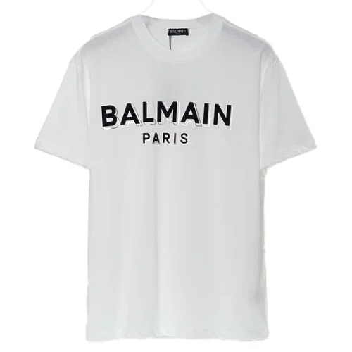 Футболка Balmain Text Logo "White"