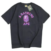 Футболка Bape Purple Logo Front "Black"