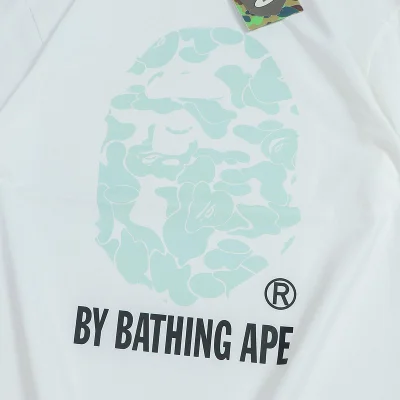 Футболка Bape Logo From Figures "White" фото № 3