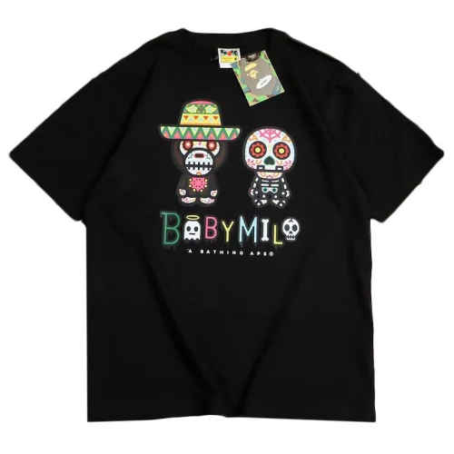 Футболка Bape Monkey In Hat "Black"