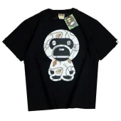 Футболка Bape Baby Monkey With Chains Background "Black"