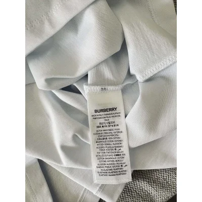 Футболка Burberry Checkered Logo Print "White" фото № 6