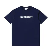 Футболка Burberry With Text Sticker - Logo "Blue/Black"