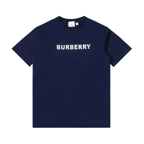 Футболка Burberry With Text Sticker - Logo "Blue/Black"