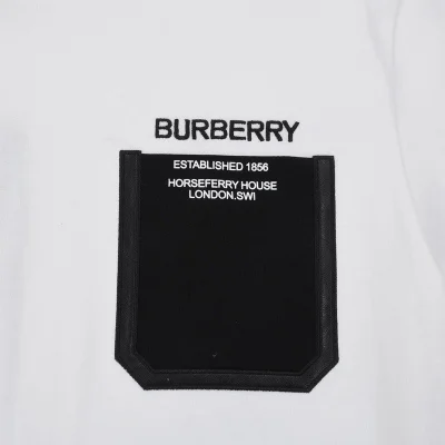 Футболка Burberry Expressive Pocket "White" фото № 7